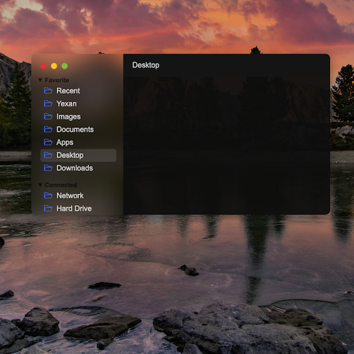 Mac OS like window in CSS with backdrop filter