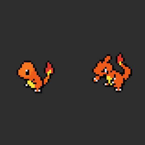 Pokemon evolution CSS only with box shadow animation
